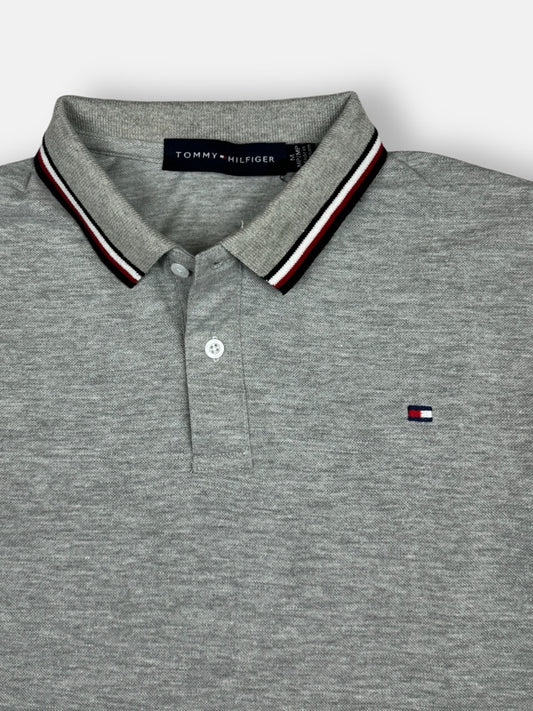 TH Premium Tipping Polo Shirt (Heather Grey)