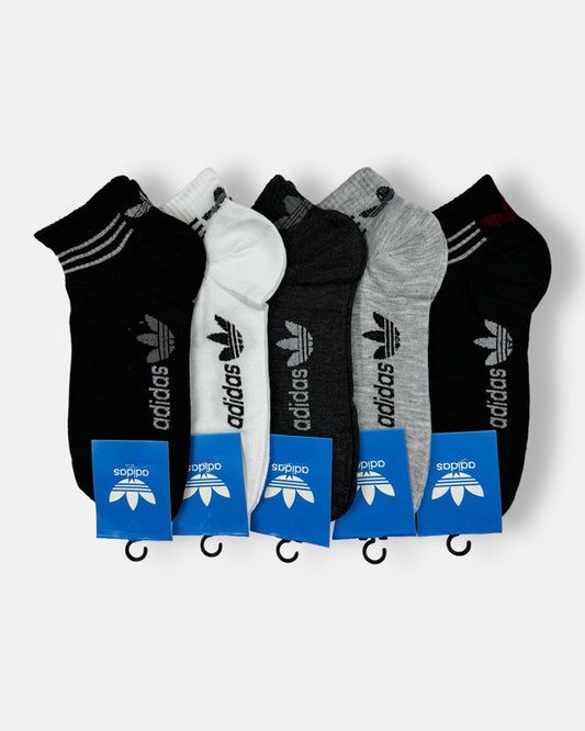 ADDAS Premium Plain Ankle Socks (Pack Of 5)