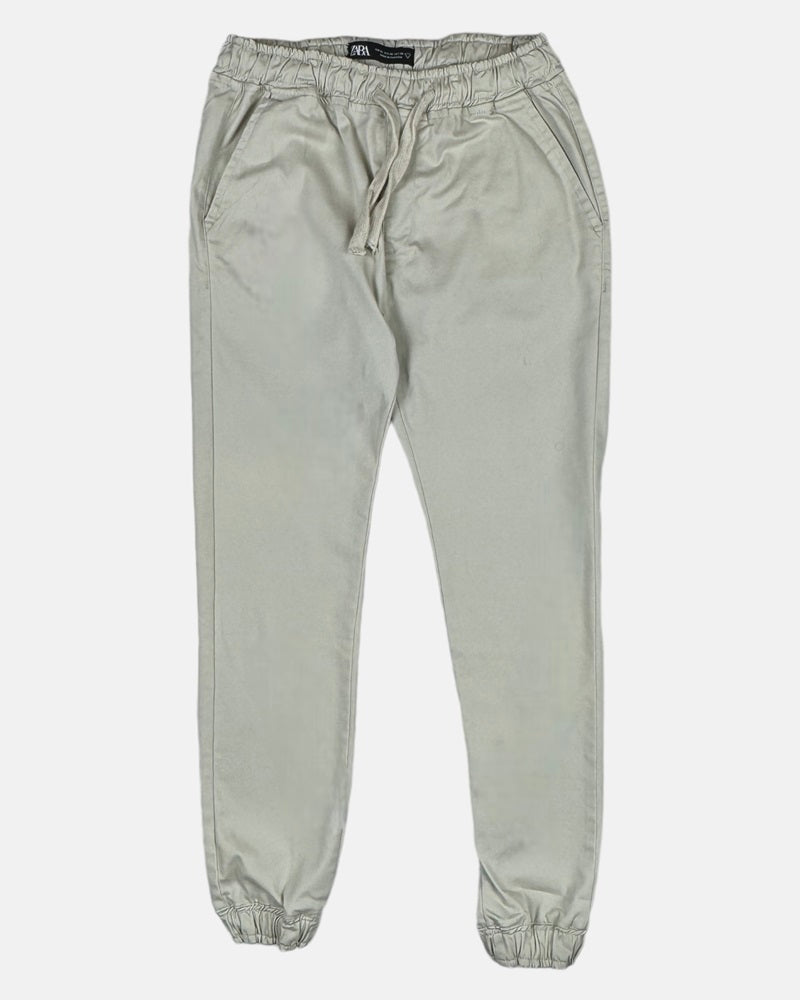 Z.A.R.A Premium Cotton Waist Jogger Trouser (OFF-White)