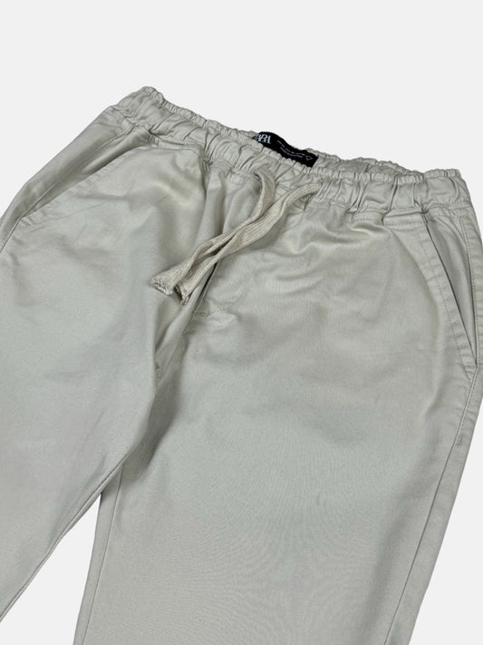 Z.A.R.A Premium Cotton Waist Jogger Trouser (OFF-White)