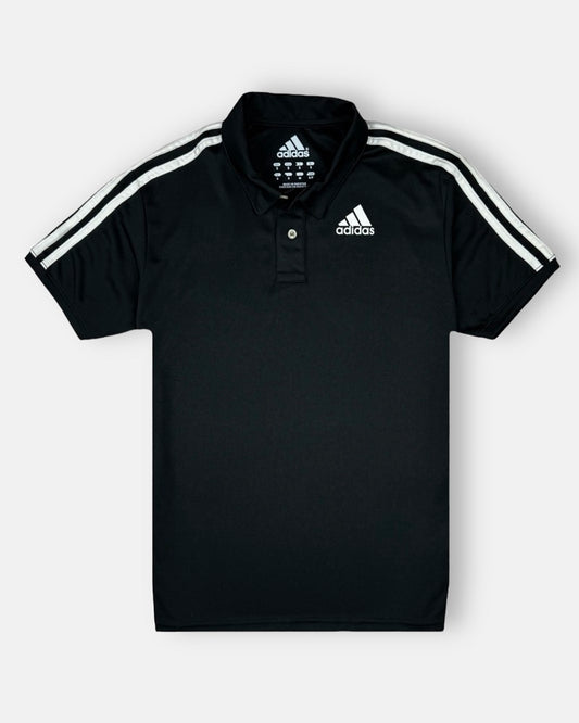 ADDAS Imported Mesh Dri Fit Polo Shirt (Black)