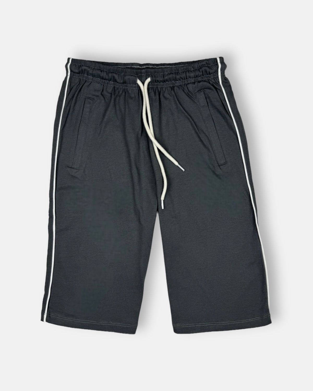 BRSHKA Premium Cotton 3Quater Shorts (Dark Grey)