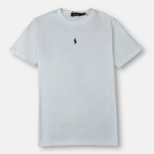 RL Premium Cotton Small Pony T-shirt (White)