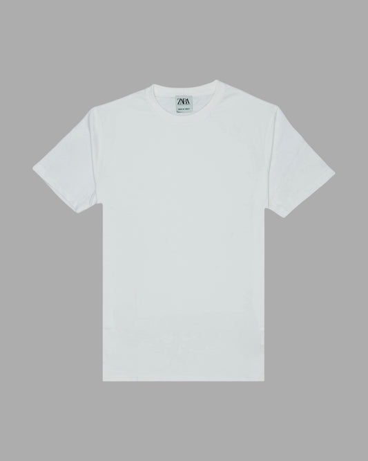 Z.A.R.A Basic T-Shirt (White)