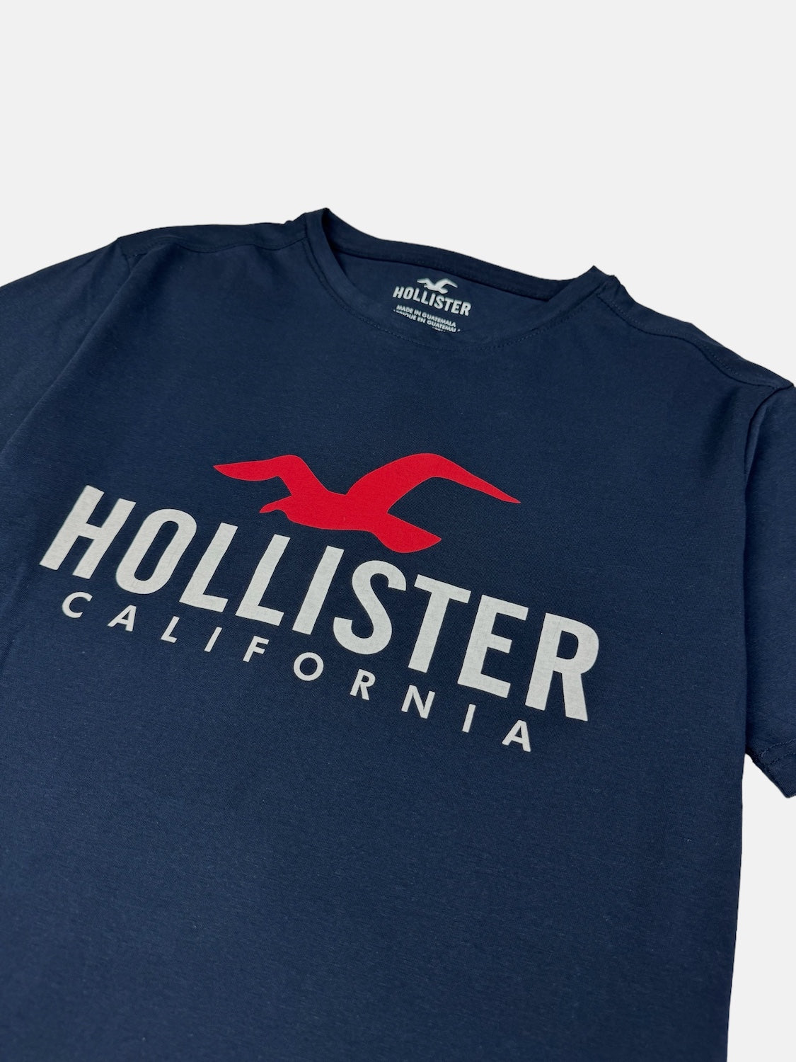 Holister Premium Cotton T-shirt (Navy Blue)