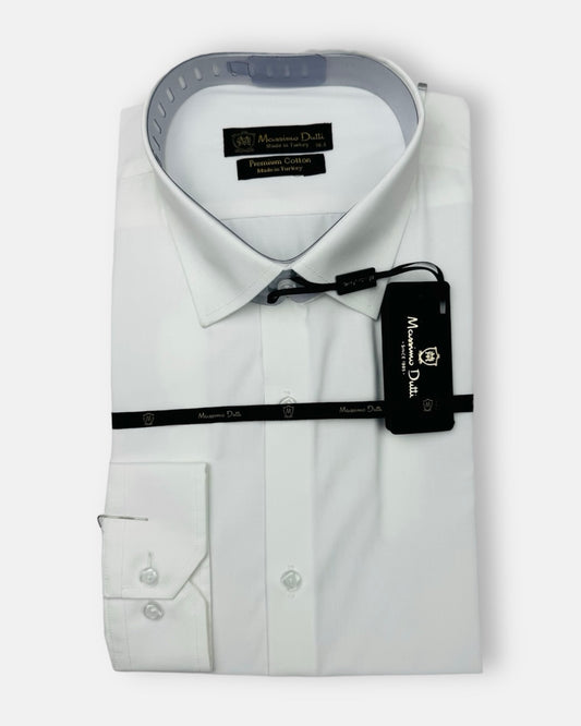 Mussimo Duti Imported Formal Shirt (White)