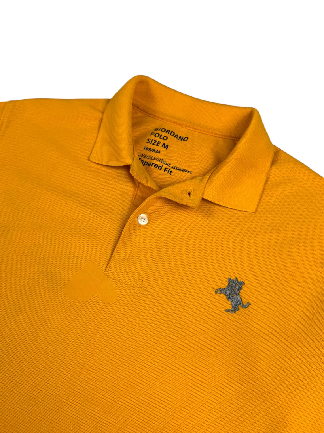 GRDNO Premium Napoleon HD Logo Polo Shirt (Mustard)