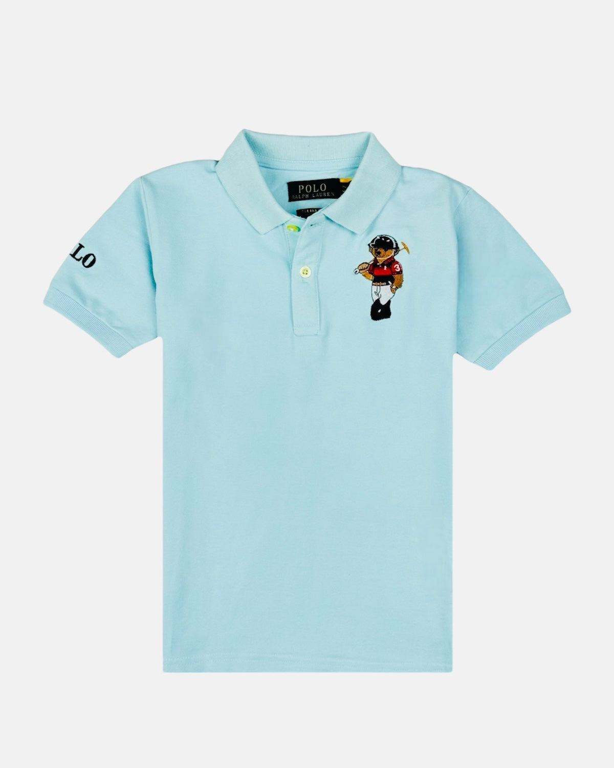 RL Kids Premium Bear Polo Shirt (Sky Blue)