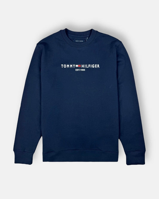 TH Premium Cotton Terry Sweatshirt (Navy Blue)