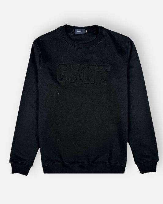 G.A.N.T Imported Cotton Fleece Sweatshirt (Black)