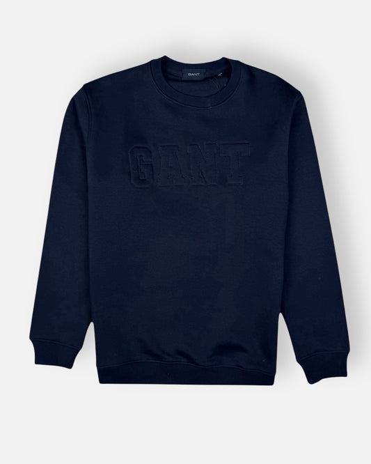 G.A.N.T Imported Cotton Fleece Sweatshirt (Navy Blue)