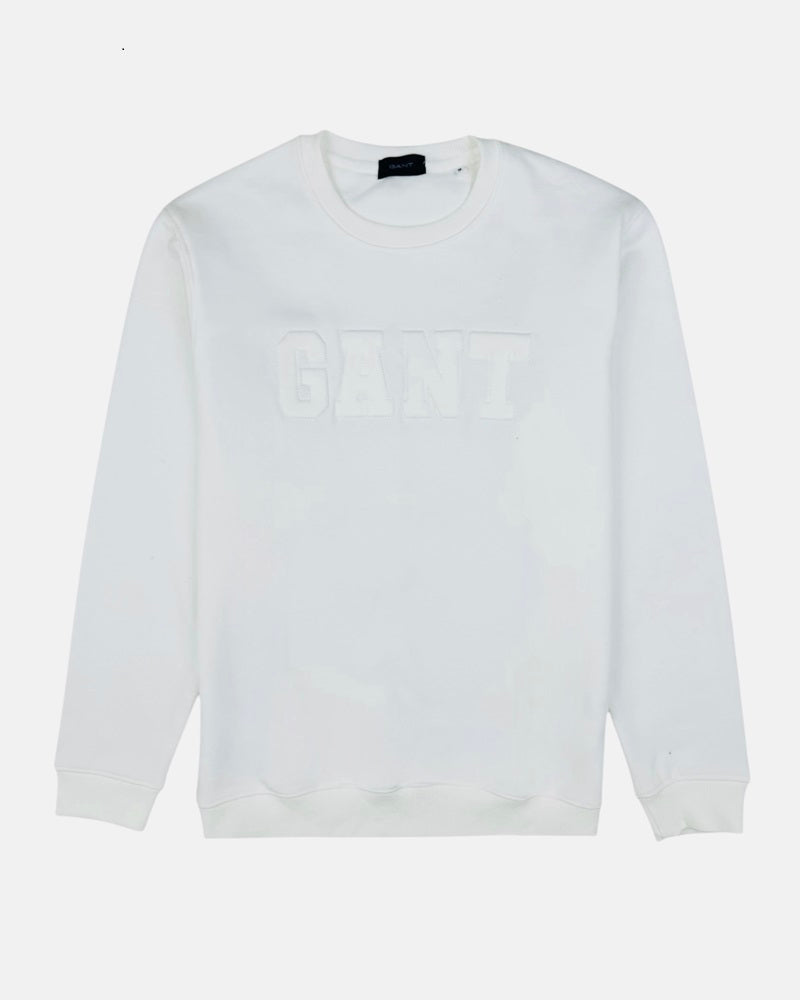 G.A.N.T Imported Cotton Fleece Sweatshirt (White)