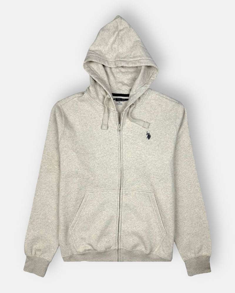 US PLO Original Cotton Fleece Hoddie (off-White)