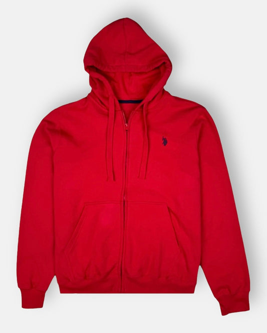 US PLO Original Cotton Fleece Hoddie (Red)