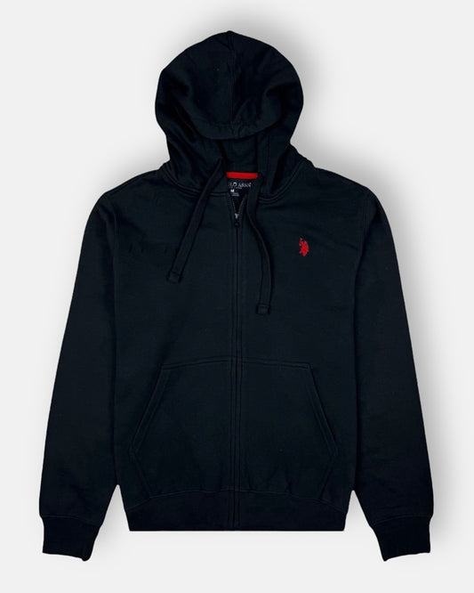 US PLO Original Cotton Fleece Hoddie (Black)