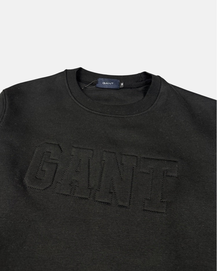 G.A.N.T Imported Cotton Fleece Sweatshirt (Black)