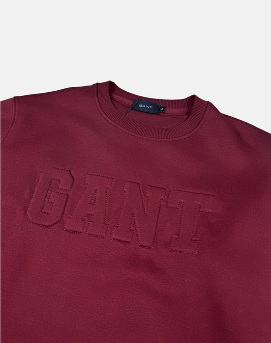 G.A.N.T Imported Cotton Fleece Sweatshirt (Maroon)