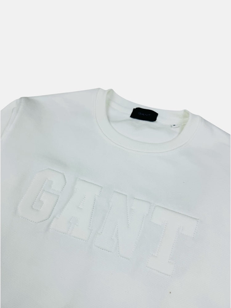 G.A.N.T Imported Cotton Fleece Sweatshirt (White)