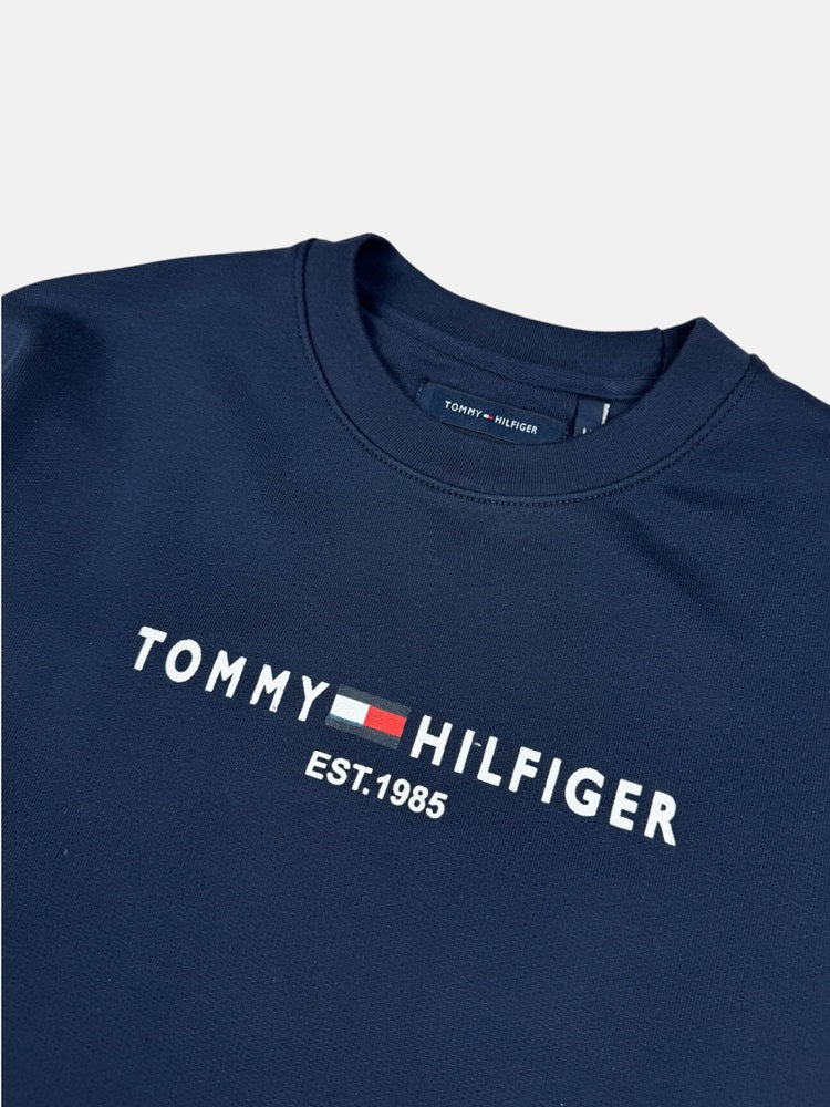 TH Premium Cotton Terry Sweatshirt (Navy Blue)