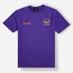RL PREMIUM LA MRTINA COTTON T-SHIRT (PURPLE)