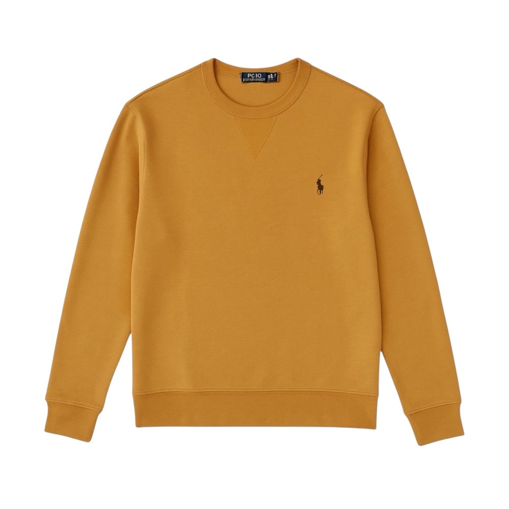 RL PREMIUM S/P COTTON FLEECE SWEARTSHIRT (CAMEL)