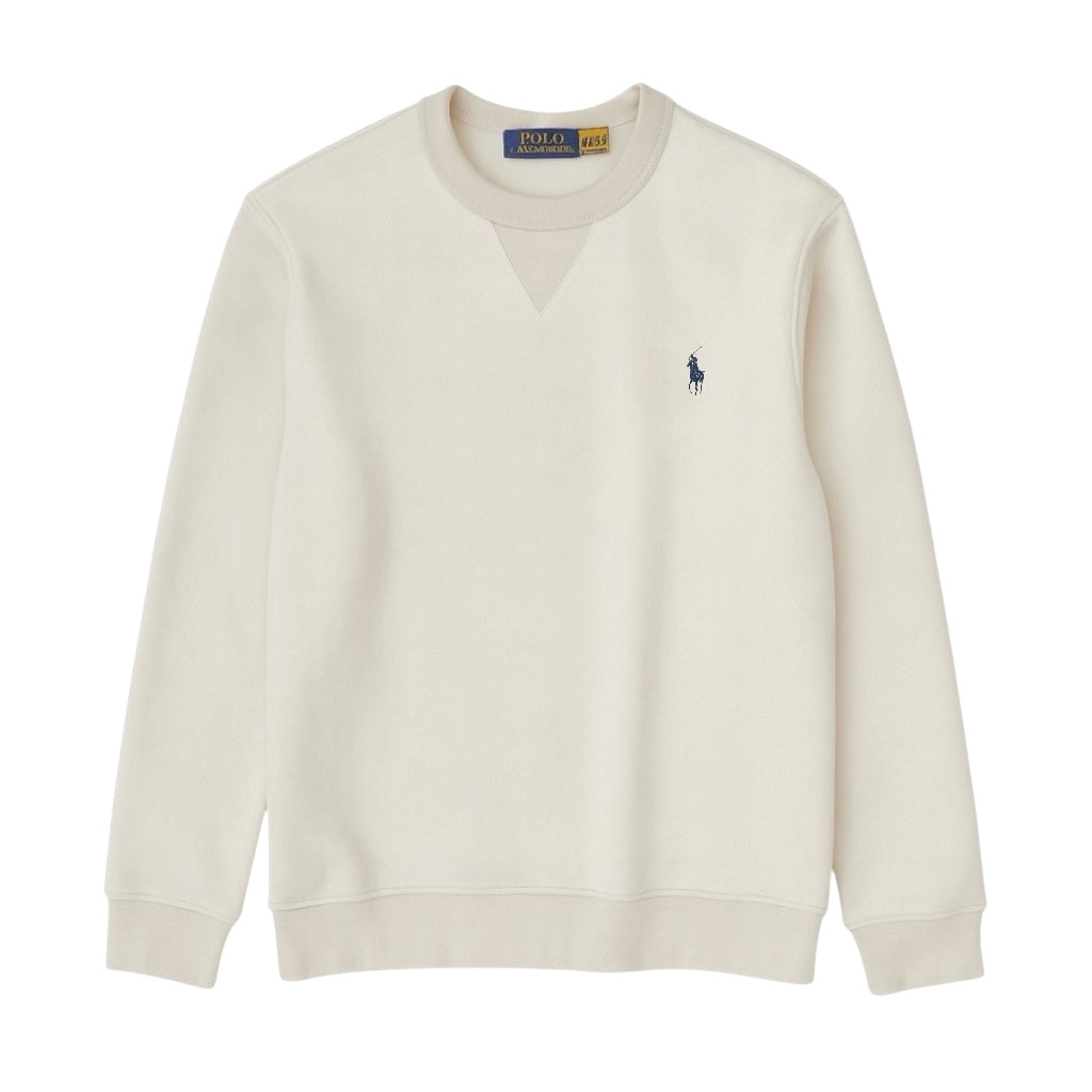 RL PREMIUM S/P COTTON FLEECE SWEARTSHIRT (STONE)