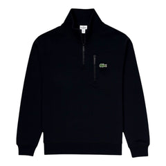 LCSTE PREMIUM COTTON FLEECE FRONT POCKET ZIP MOCKNECK (BLACK)