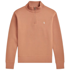 RL PREMIUM S/P COTTON THERMAL ZIP-UP MOCK NECK (Peach)