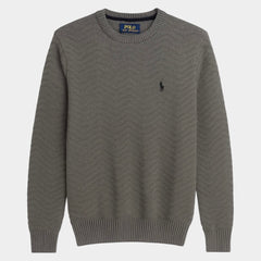 RL Premium V Knit Sweater (Dark Grey)