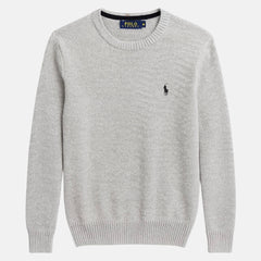 RL Premium V Knit Sweater (Silver)