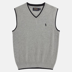 RL Premium S/L Knitted Sweater (Heather Grey)