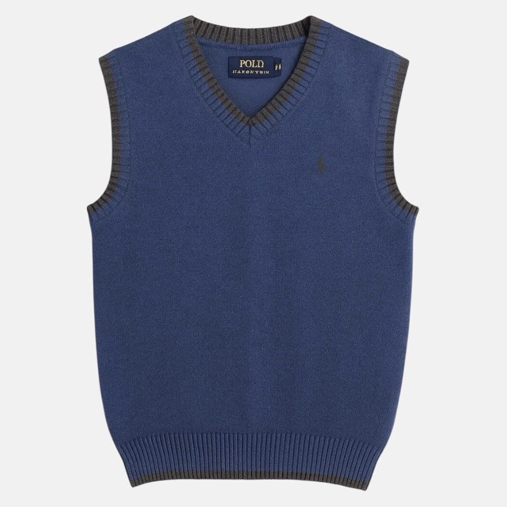 RL Premium S/L Knitted Sweater (Blue)