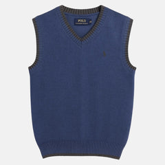RL Premium S/L Knitted Sweater (Blue)