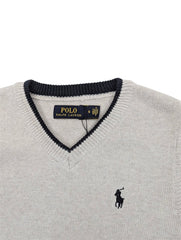 RL Premium S/L Knitted Sweater (Off-White Melange)