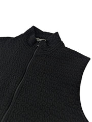Z.A.R.A PREMIUM SELF TEXTURED GILLET (BLACK)