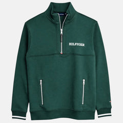 TH HILFIGER PREMIUM MONO TYPE ZIP UP (GREEN)