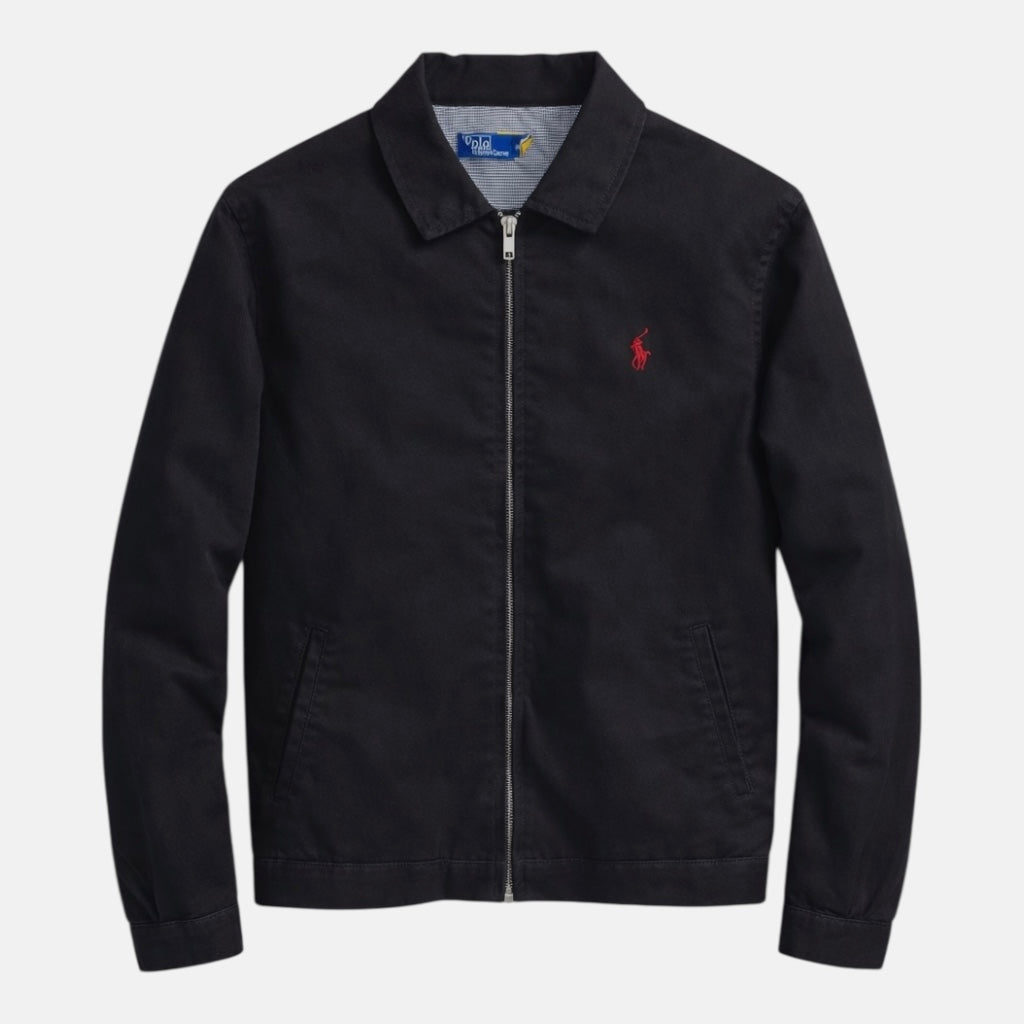 RL PREMIUM COTTON TWILL JACKET (BLACK)