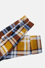 Z.A.R.A PREMIUM MULTI COLOR POLAR FLEECE BUTTON DOWN SHACKET