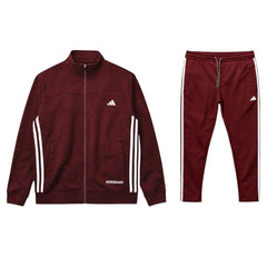 ADDAS PREMIUM FRONT PANEL POLYESTER FLEECE TRACKSUIT (MAROON)