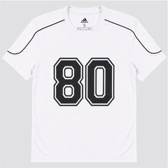 ADDAS ACTIVE WEAR PIPING OVERSIZED 80 T-SHIRT (WHITE)