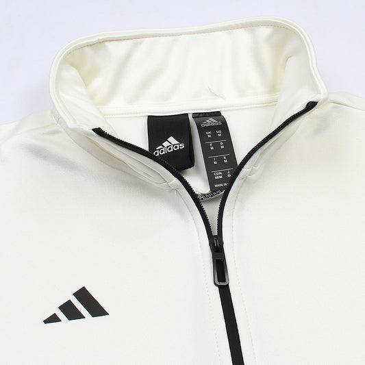 ADDAS Imported Piping-Fleece Tracksuit (White&Black)