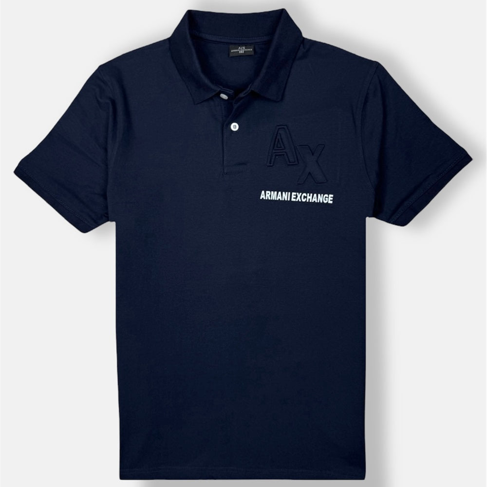 A-X PREMIUM POLO SHIRT (NAVY BLUE)