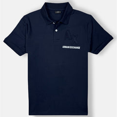 A-X PREMIUM POLO SHIRT (NAVY BLUE)