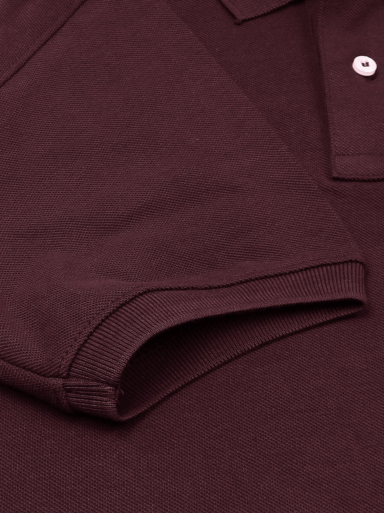 RL Premium Big Pony Self Emb Polo shirt (Maroon)