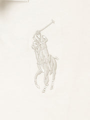 RL Premium Big Pony Self Emb Polo shirt (Off-White)