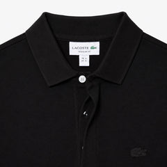 LCSTE PARIS STRETCH PIQUE COTTON POLO SHIRT (BLACK)
