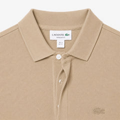 LCSTE PARIS STRETCH PIQUE COTTON POLO SHIRT (KHAKI)