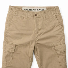 AE SIX POCKET REGULAR FIT CARGO TROUSER (CAMEL)