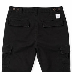 AE SIX POCKET REGULAR FIT CARGO TROUSER (BLACK)