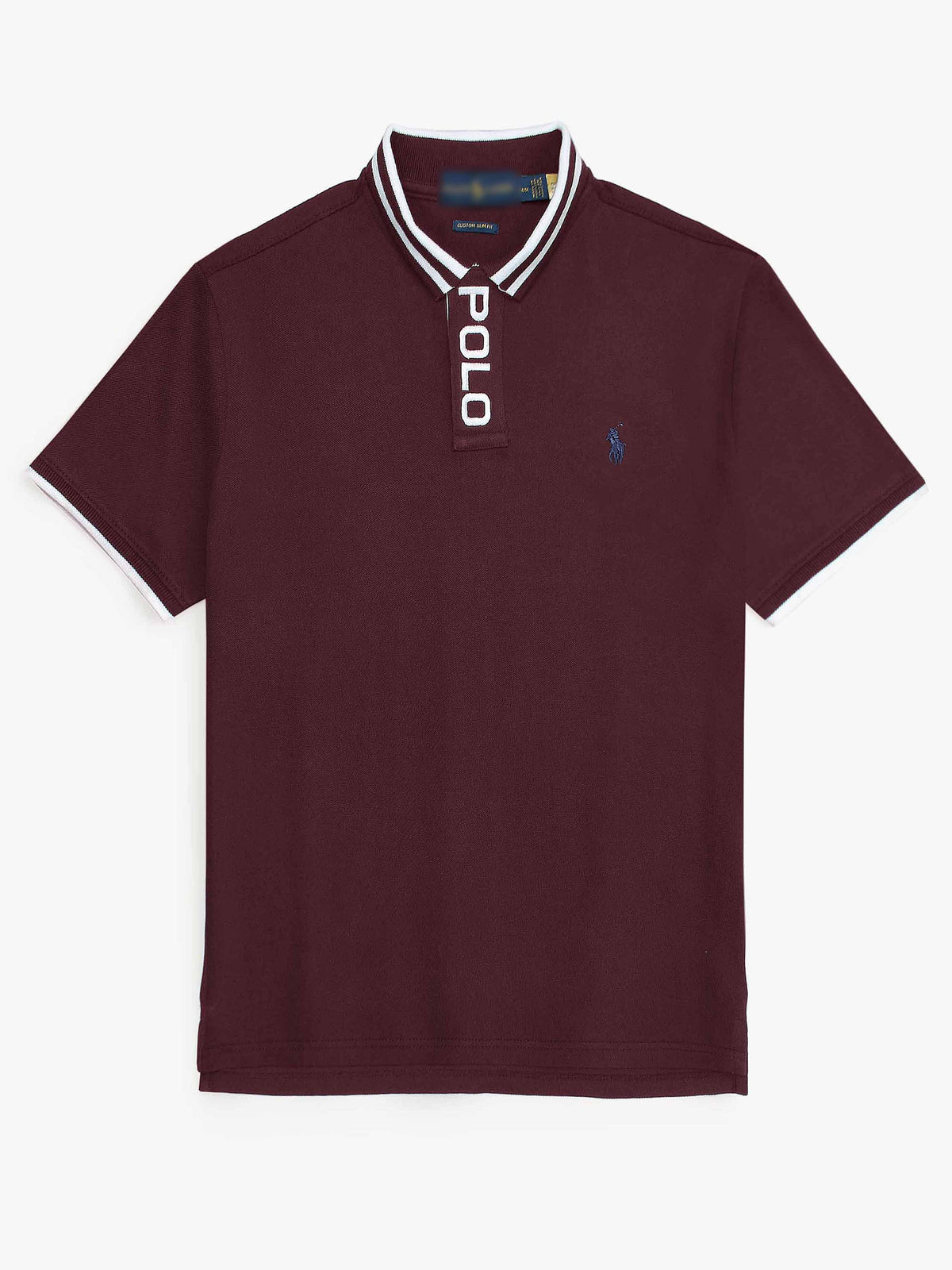 RL Premium Placket Polo Shirt (Maroon)